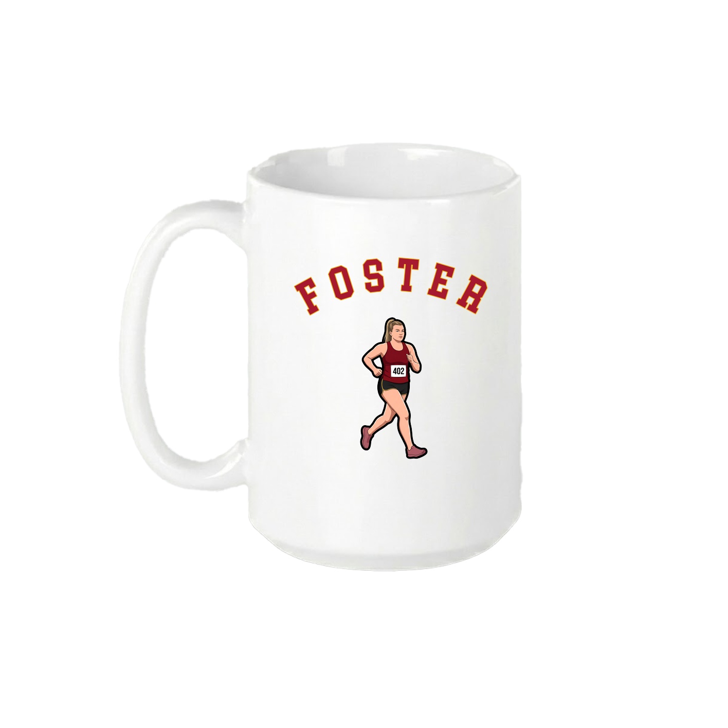 15oz Coffee Mug — Shirsey Arch in White