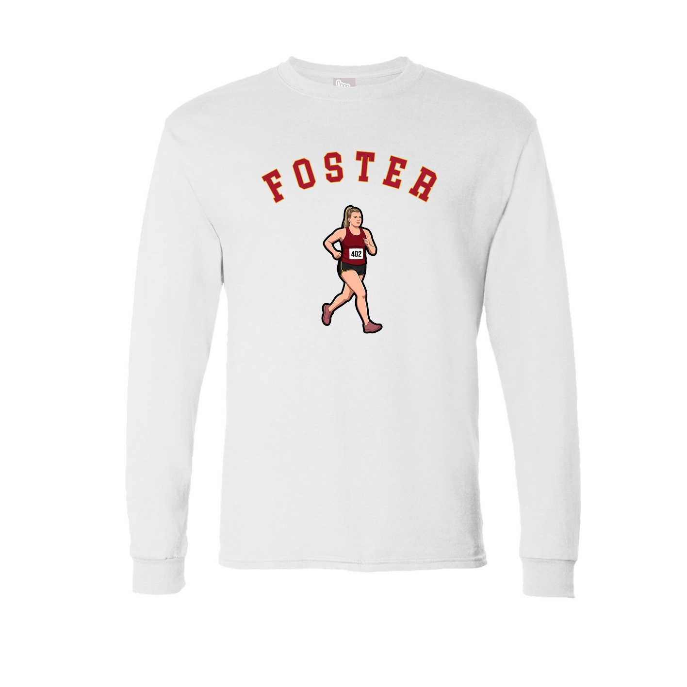 Long Sleeve Tee — Shirsey Arch in White
