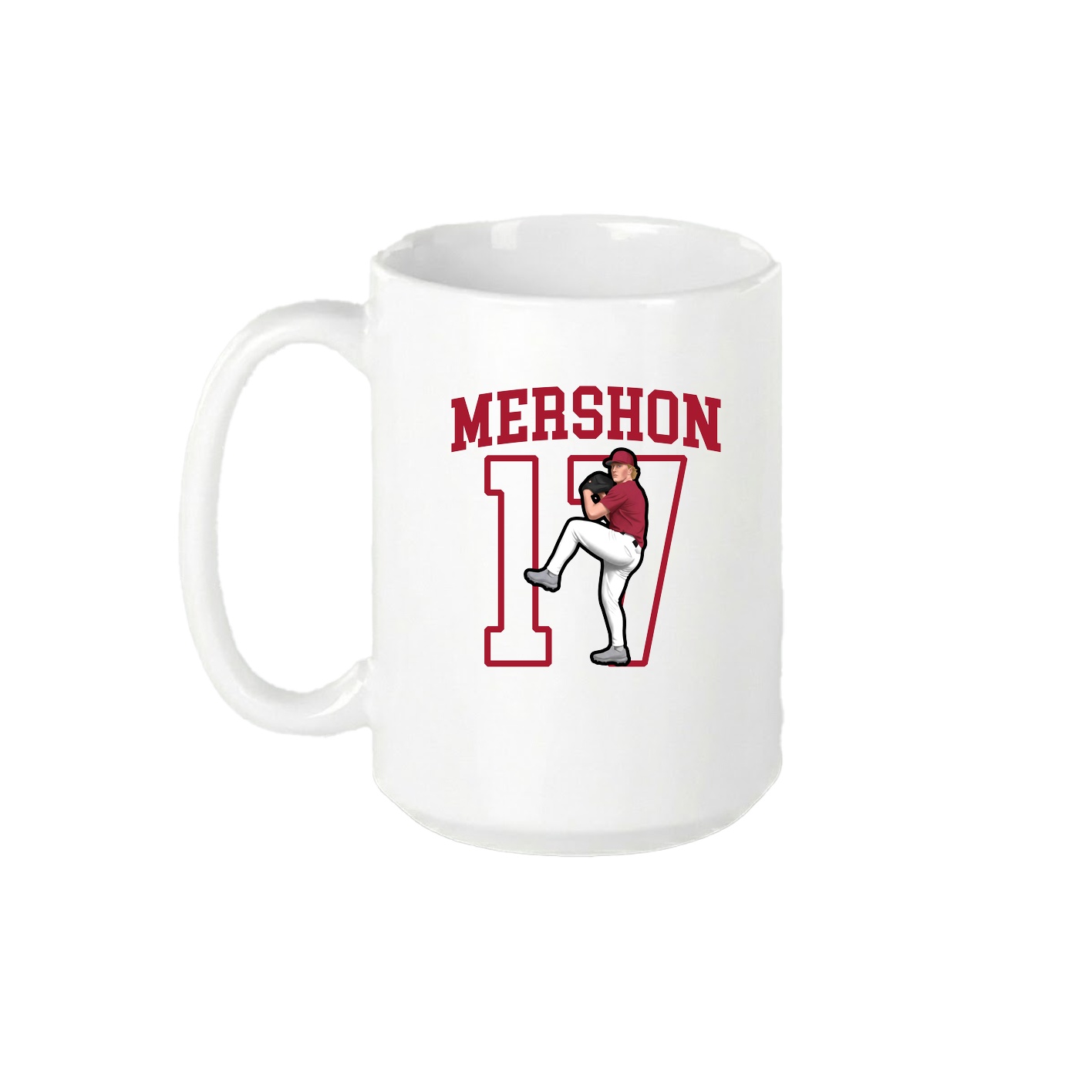 15oz Coffee Mug — Shirsey in White