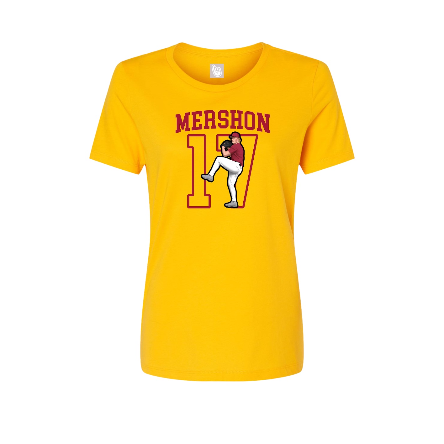Fitted Women's Tee — Shirsey in Gold