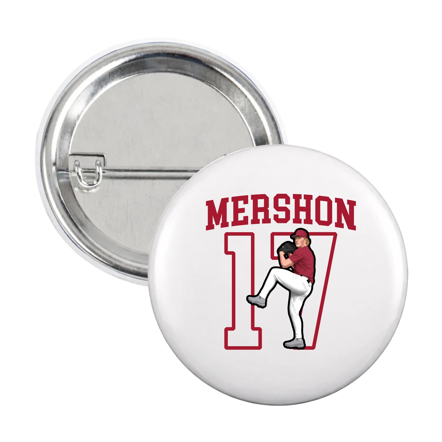 Game Day Button — Shirsey in White