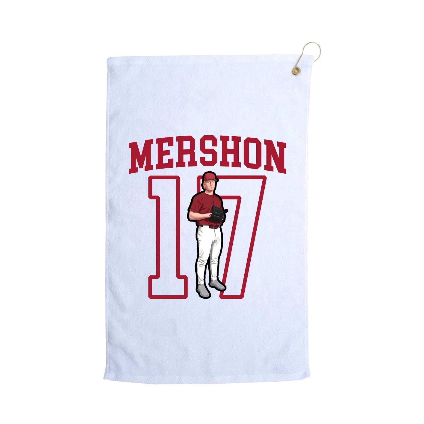 Golf Towel — Shirsey in White