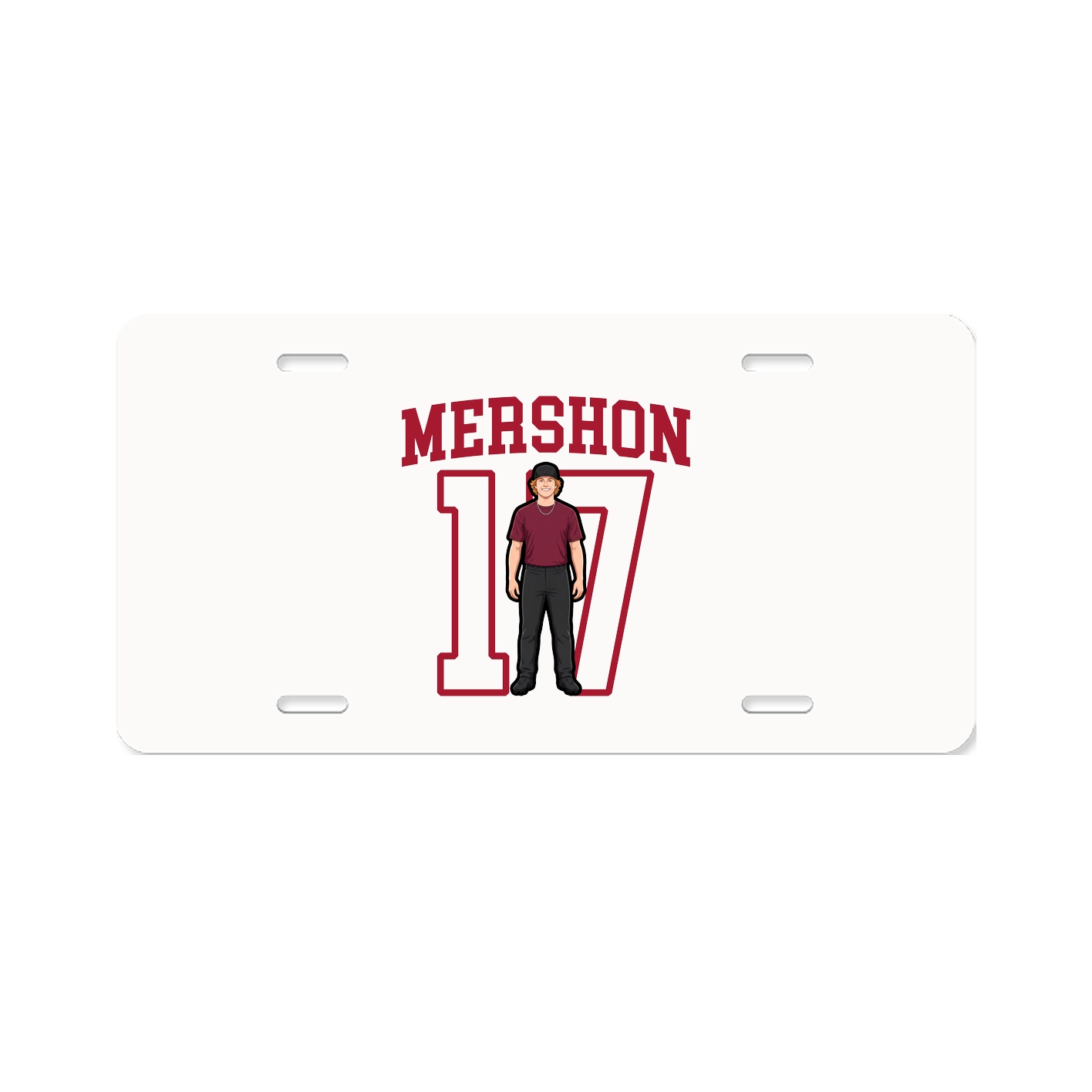 License Plate — Shirsey in Classic