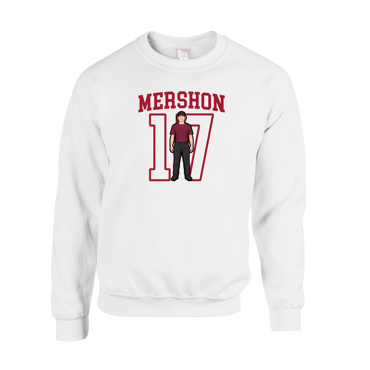 Fleece Crew — Shirsey in White
