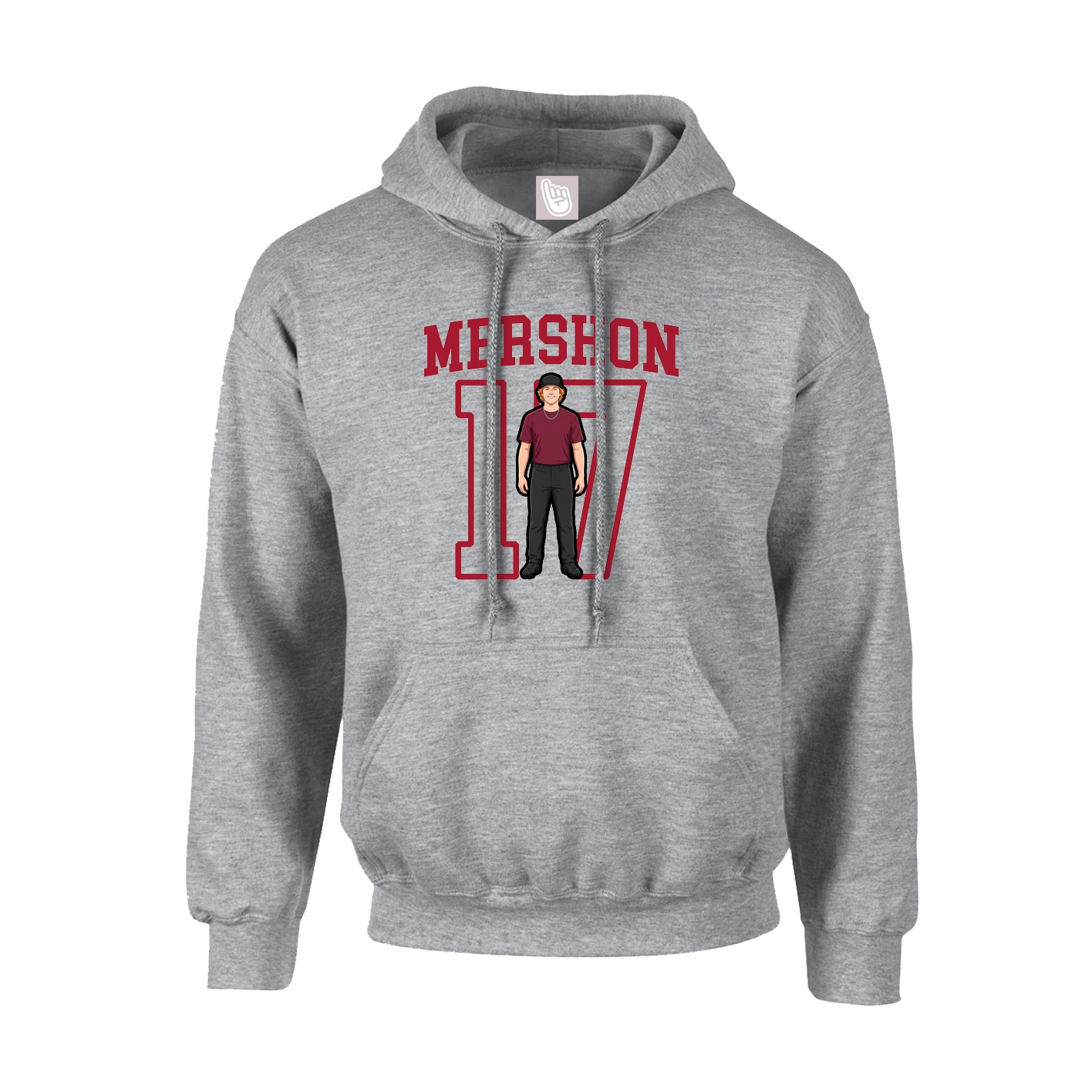 Youth Hoodie — Shirsey in Grey