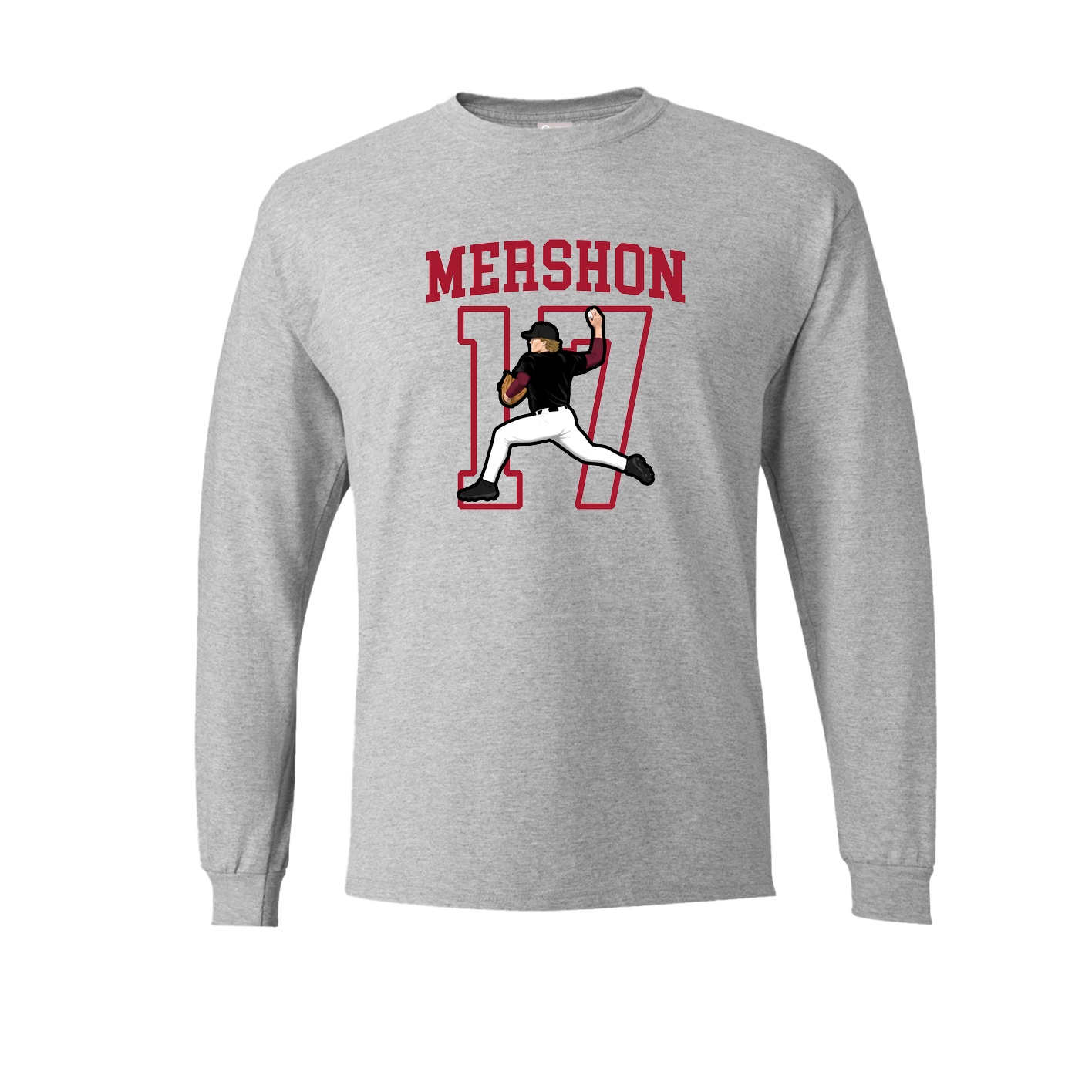 Long Sleeve Tee — Shirsey in Grey