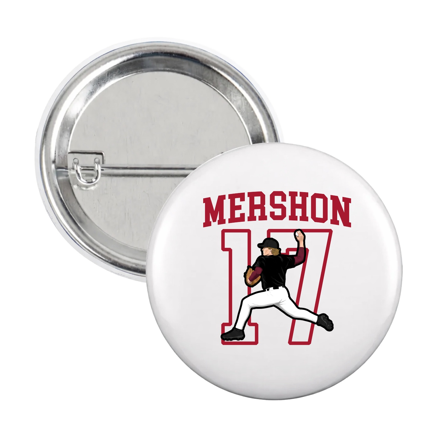 Game Day Button — Shirsey in White