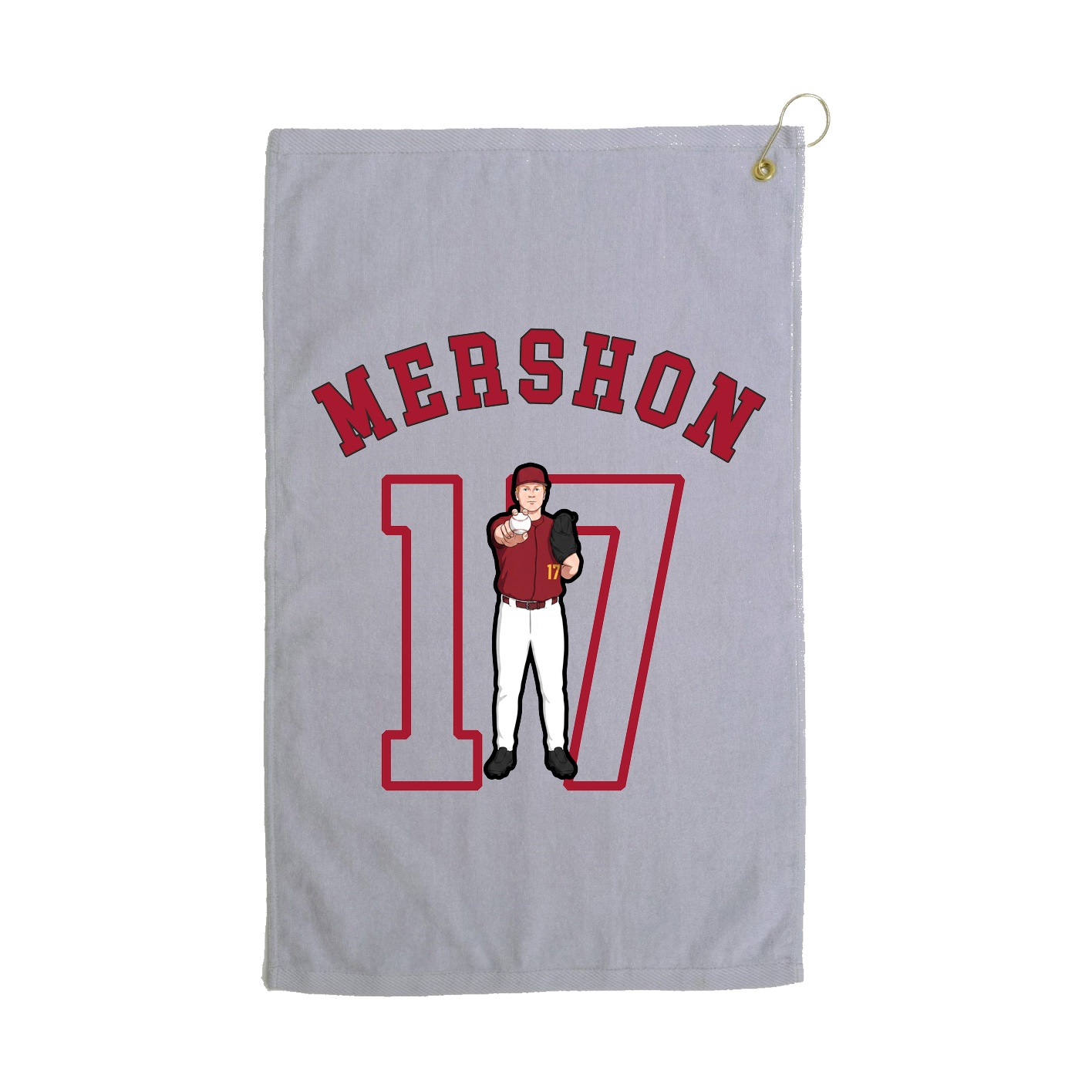 Golf Towel — Shirsey Arch in Grey