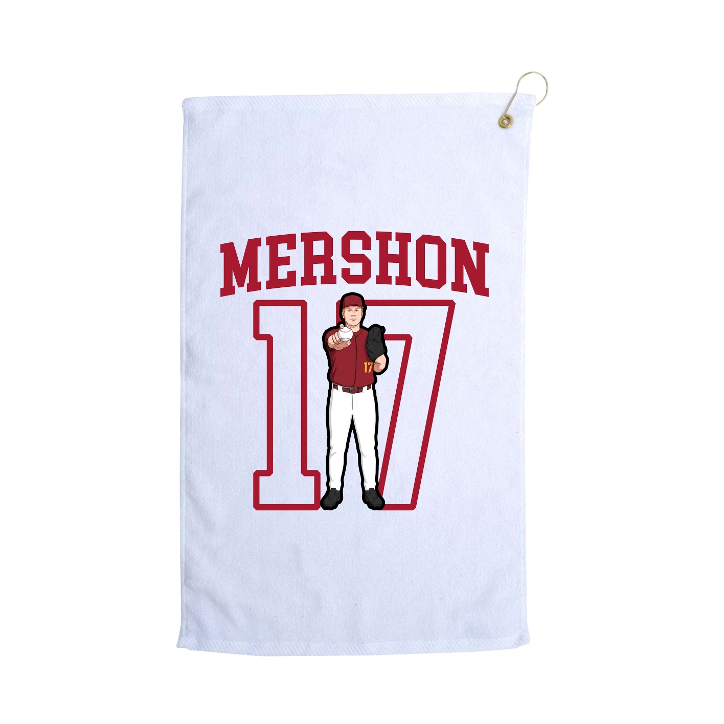 Golf Towel — Shirsey in White