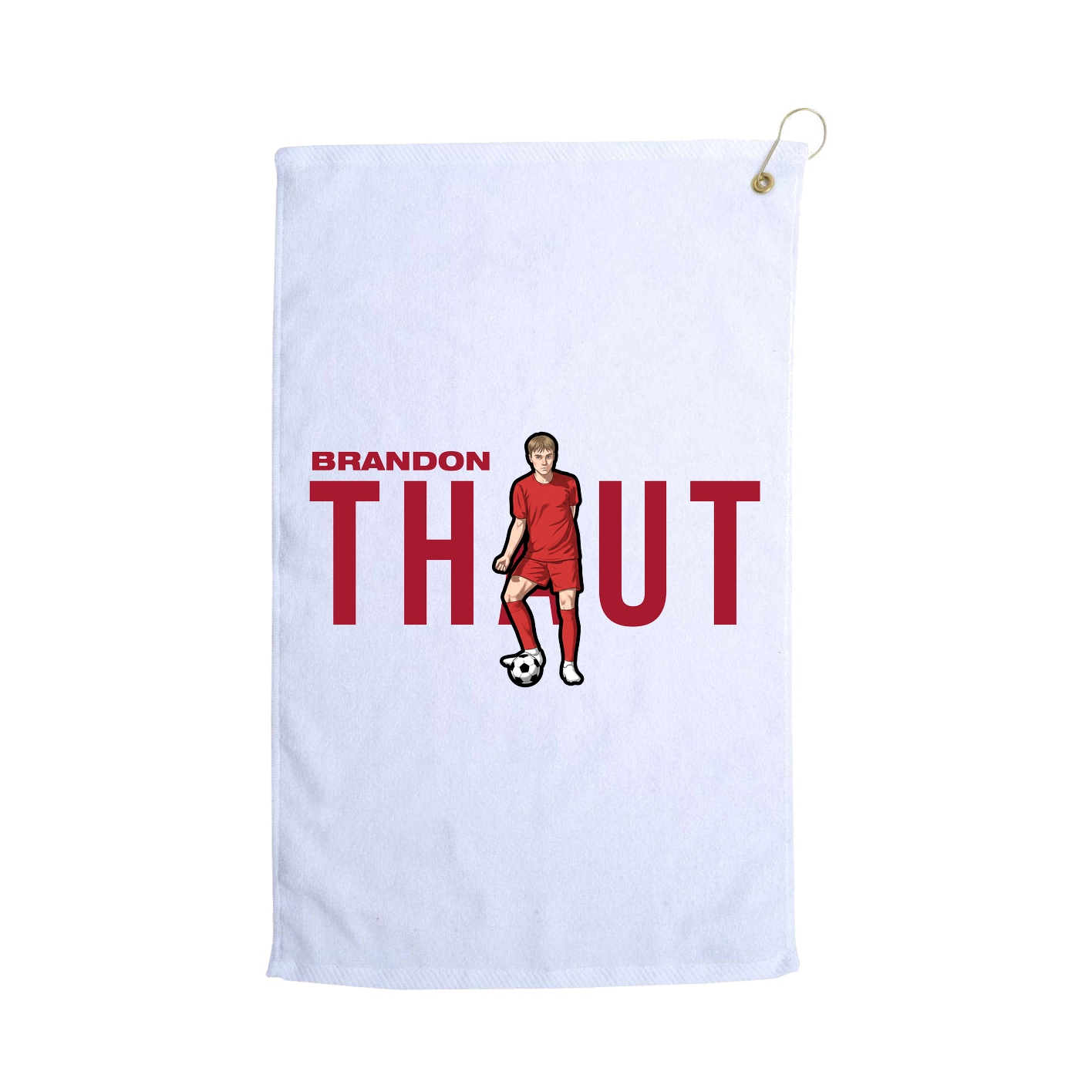 Golf Towel — Player Name in White