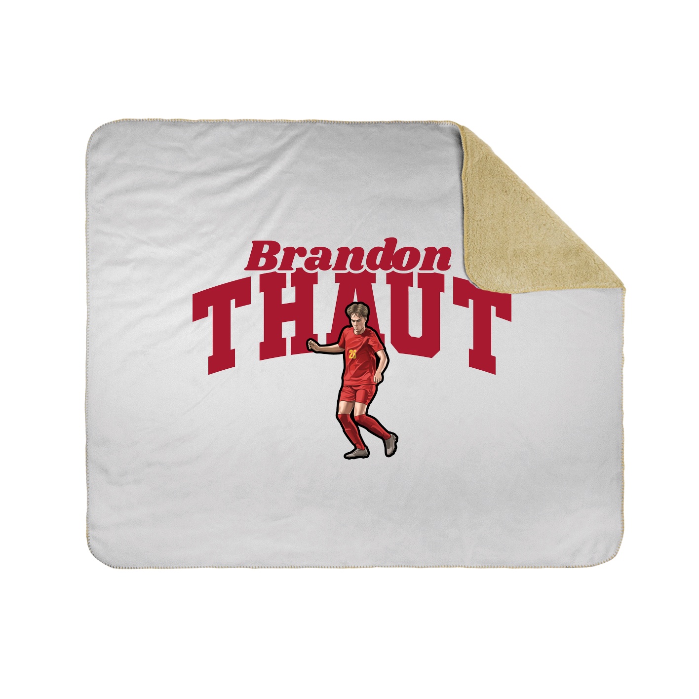Throw Blanket — Signature Arch in White