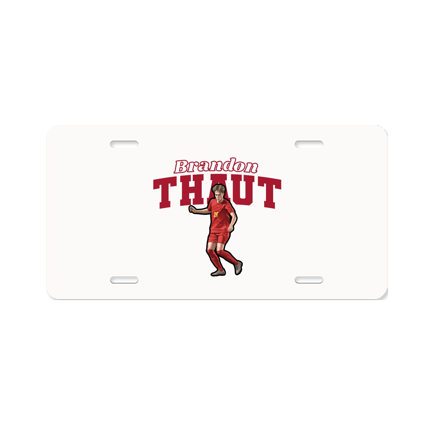 License Plate — Name Arch in Classic