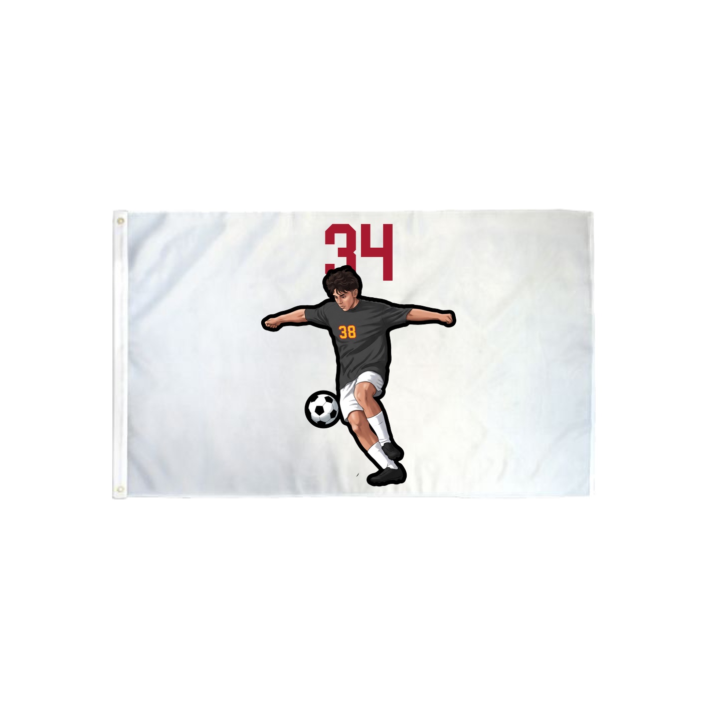 3x5 Flag — Number Top in Classic