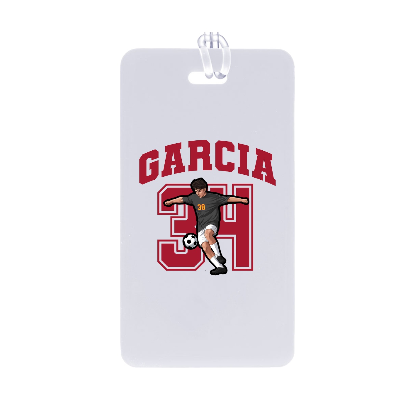 Bag Tag — Number in Classic