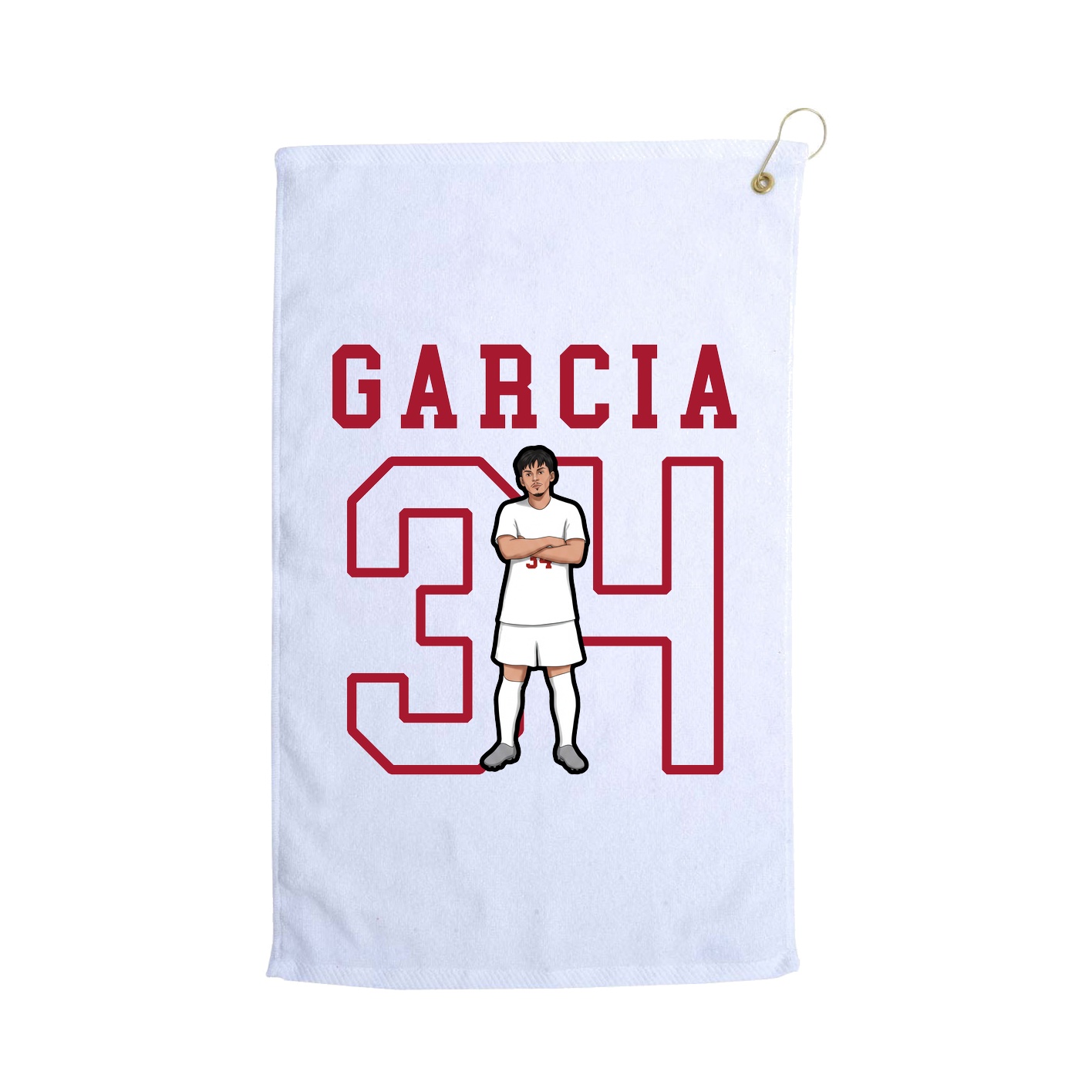 Golf Towel — Shirsey in White
