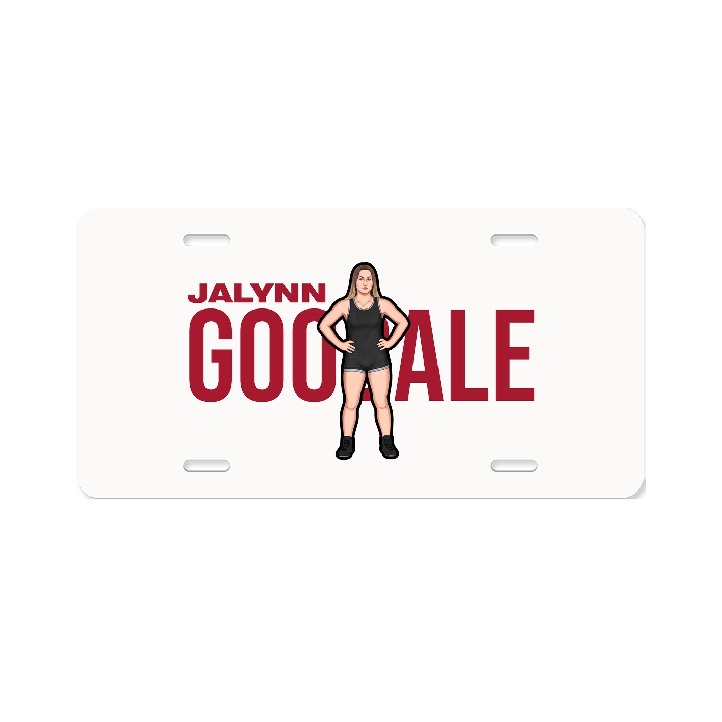 License Plate — Player Name in Classic