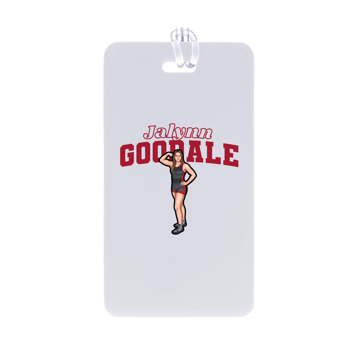 Bag Tag — Name Arch in Classic