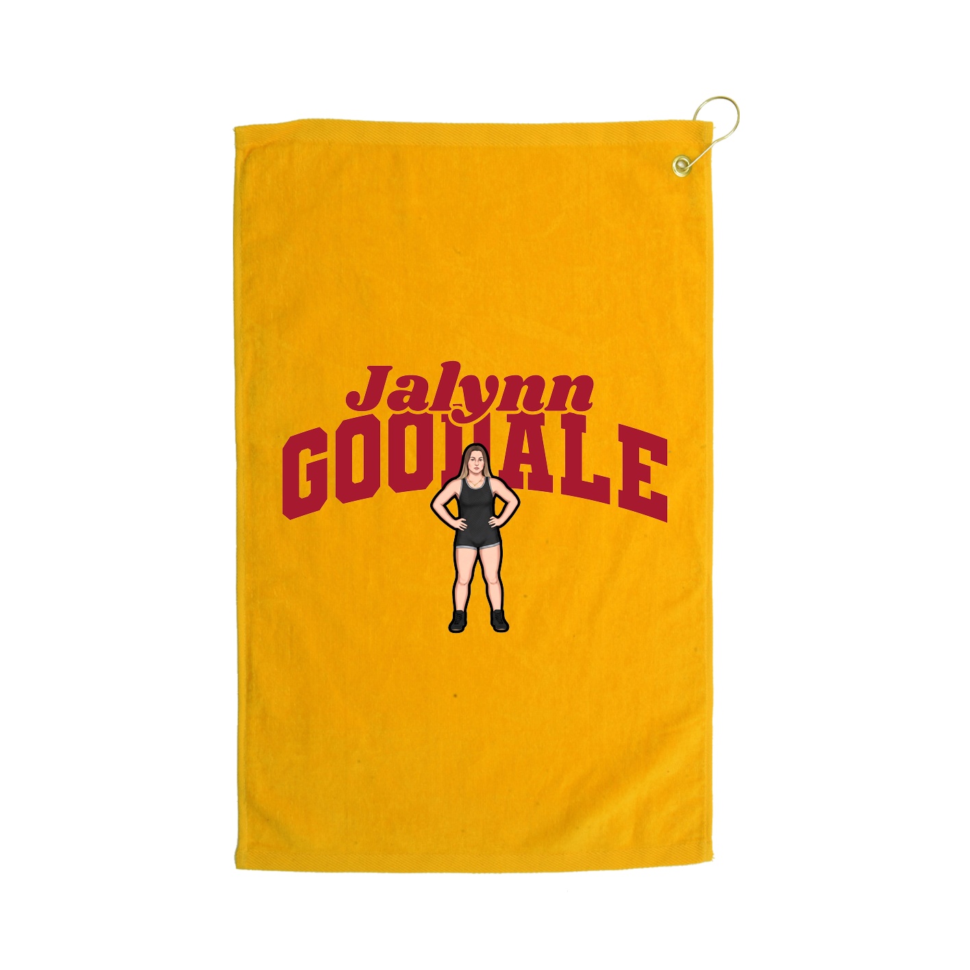 Golf Towel — Signature Arch in Gold