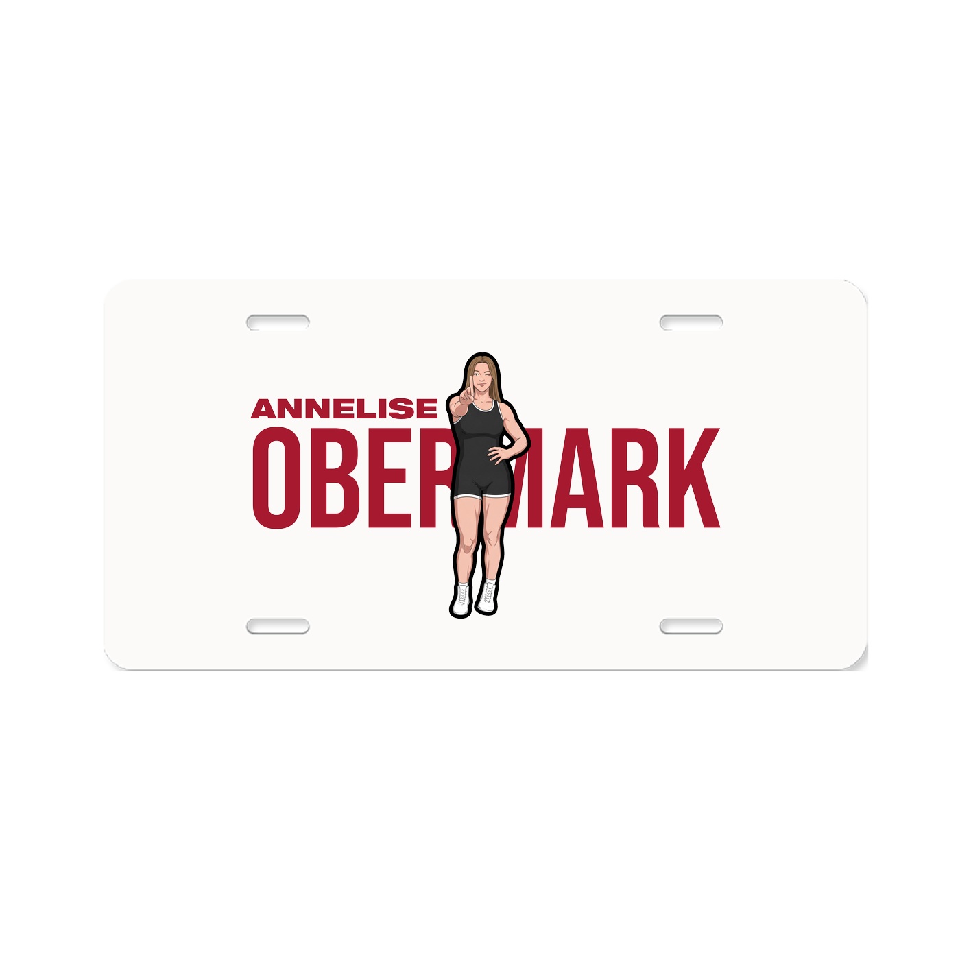 License Plate — Player Name in Classic