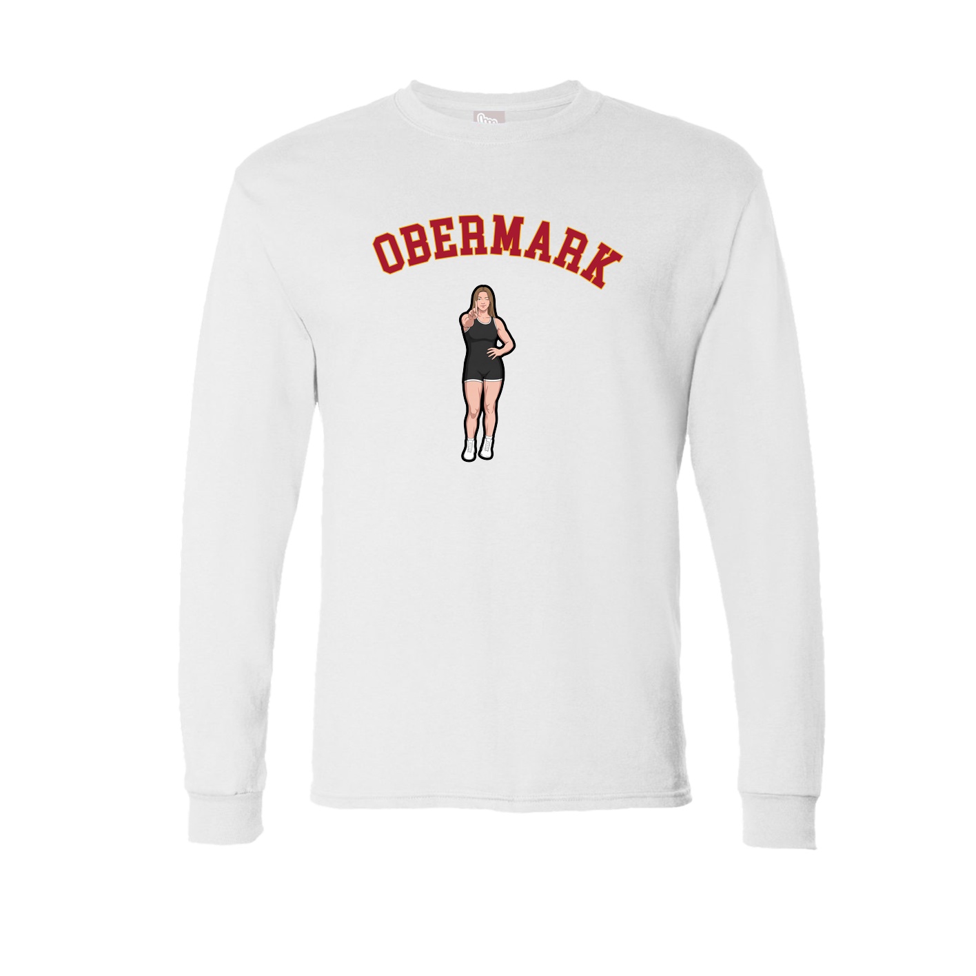 Long Sleeve Tee — Shirsey Arch in White