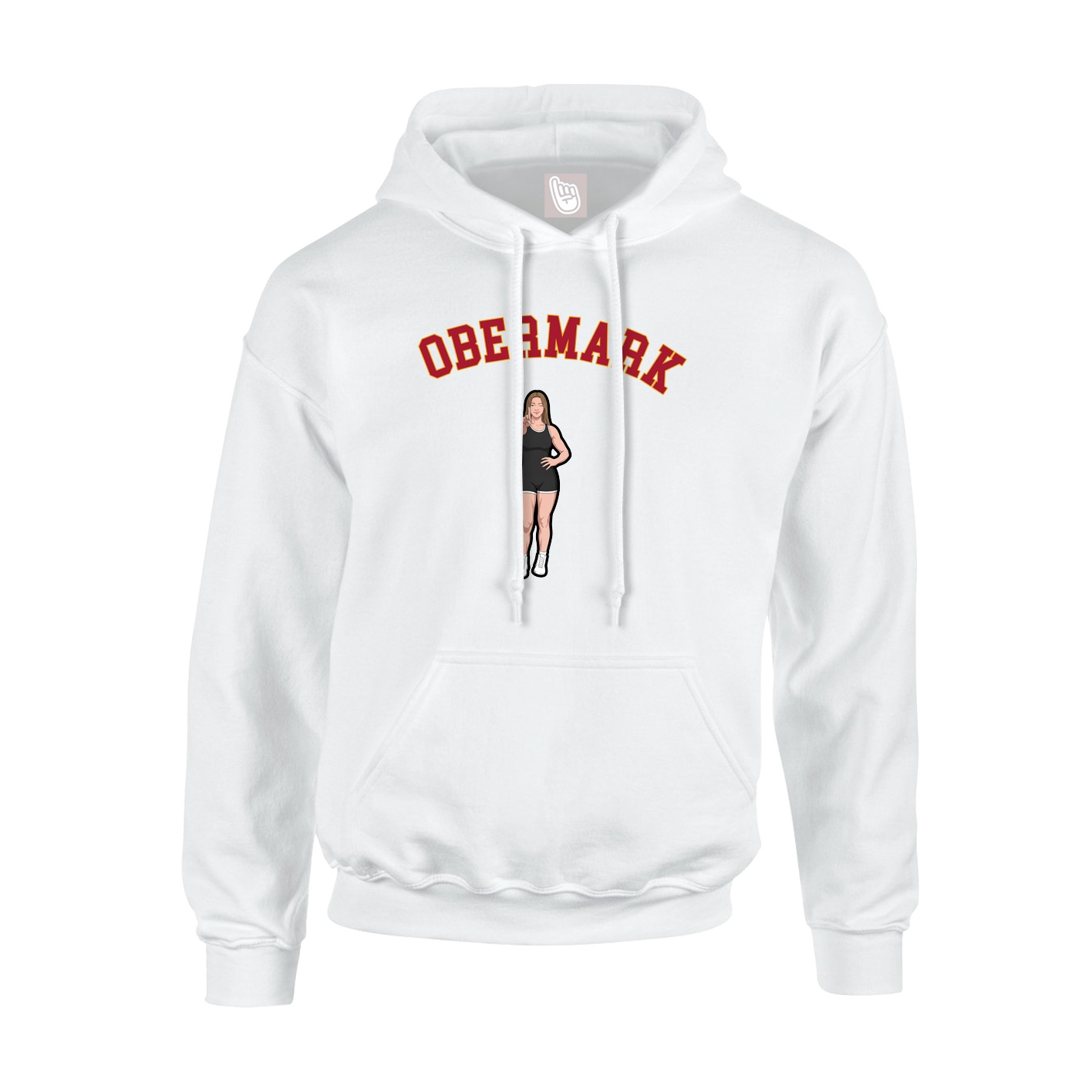 Hoodie — Shirsey Arch in White