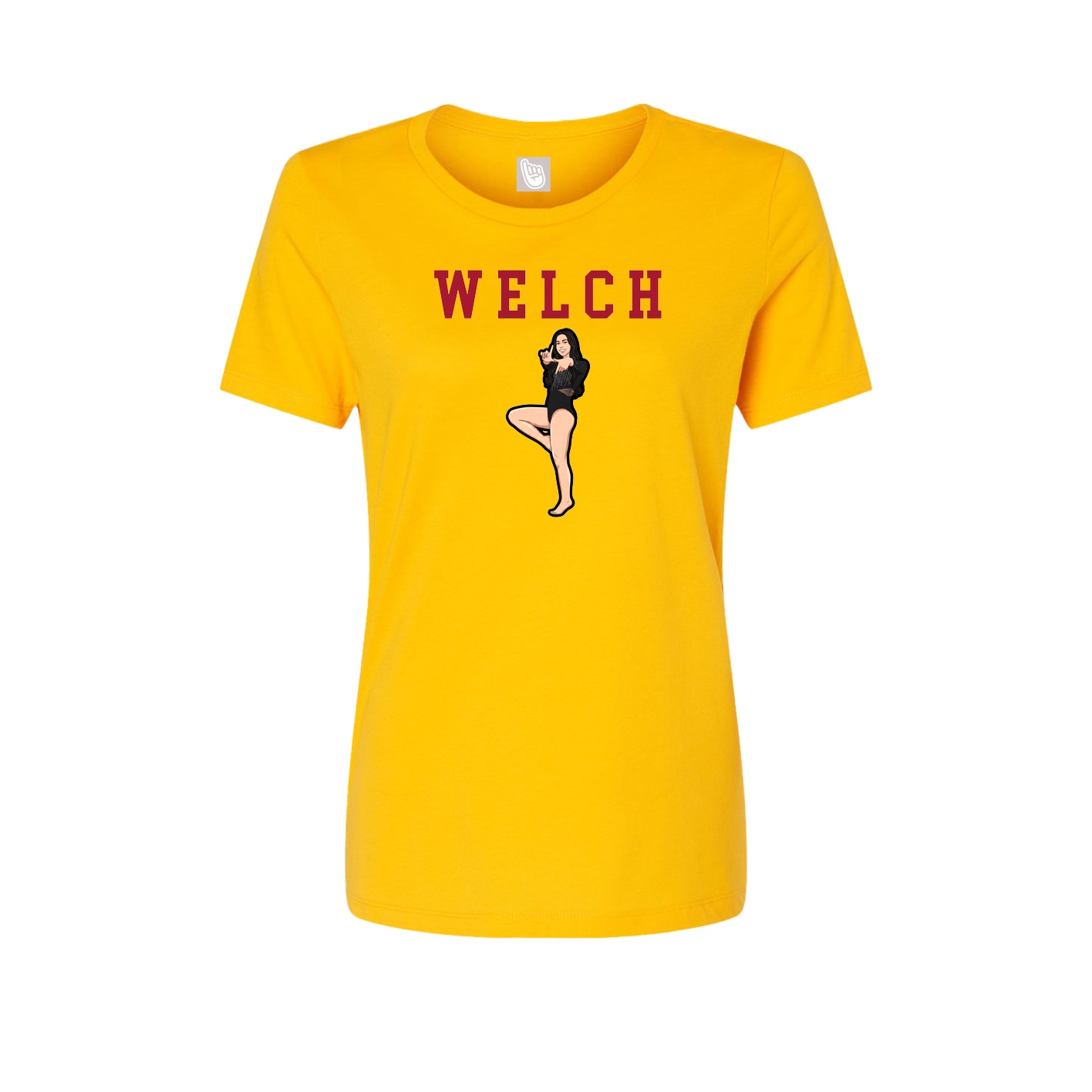 Fitted Women's Tee — Shirsey in Gold