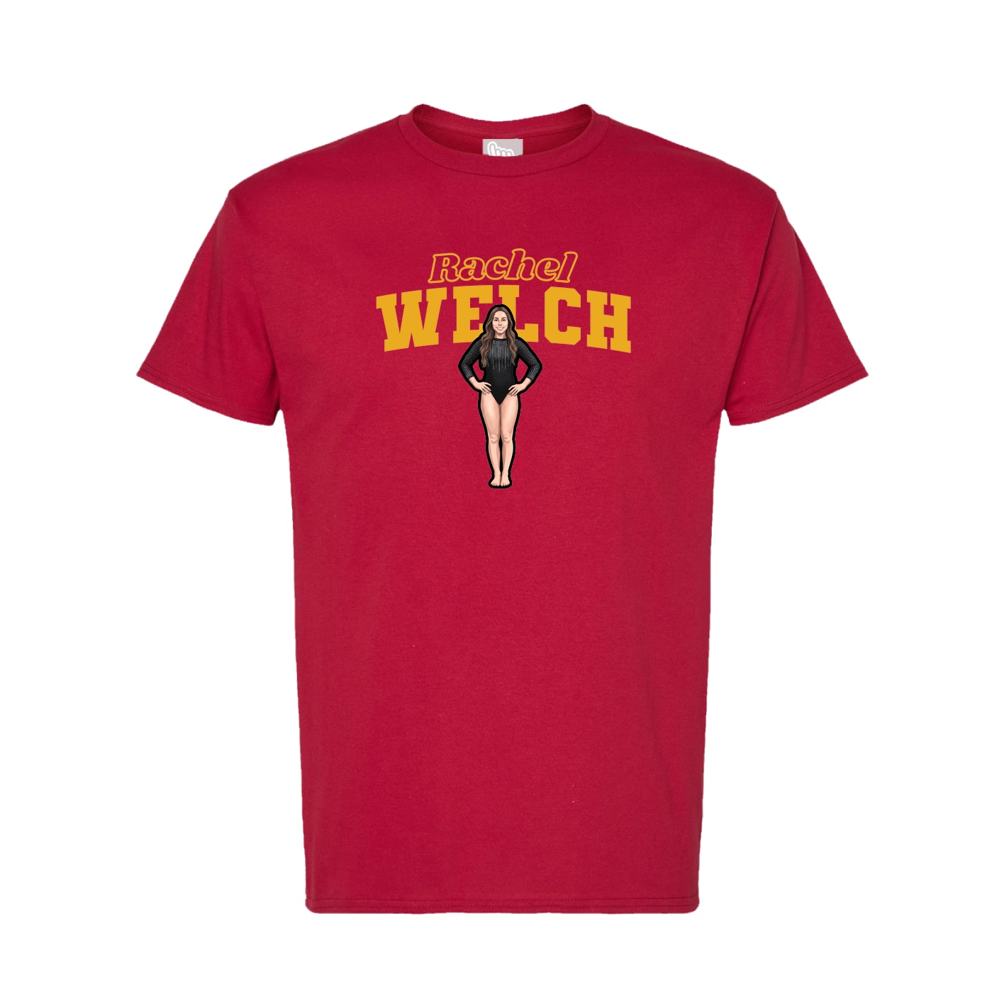 Tee — Name Arch in Crimson
