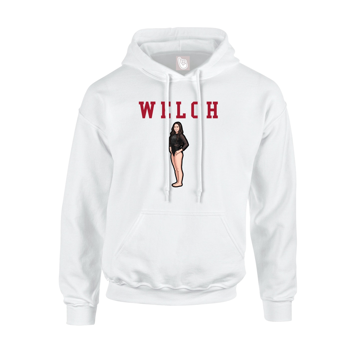 Hoodie — Shirsey in White