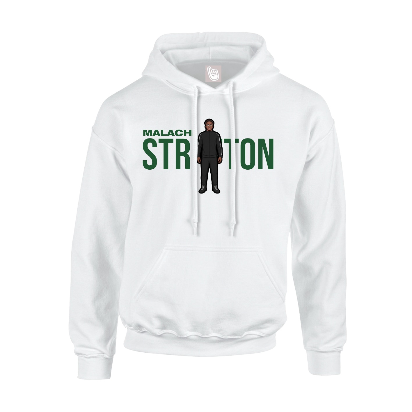 Hoodie — Player Name in White
