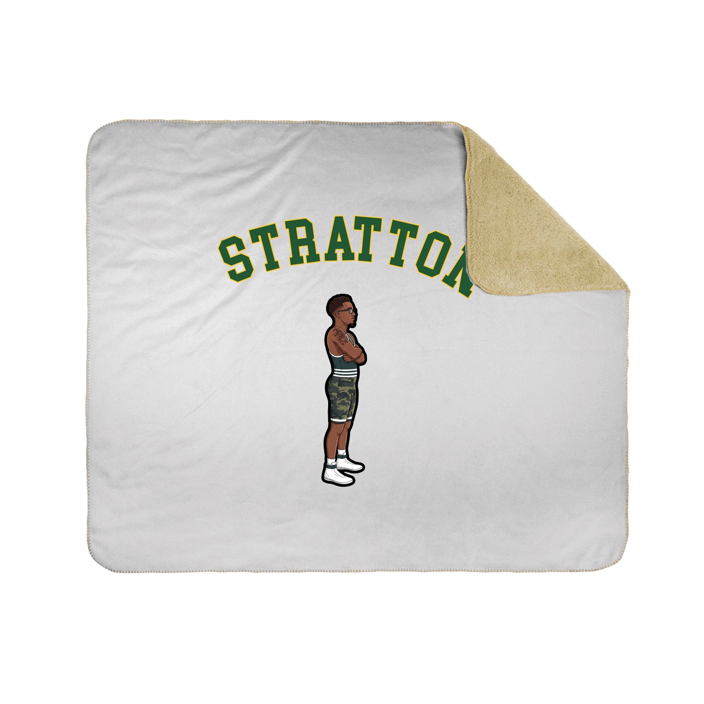 Throw Blanket — Shirsey Arch in White