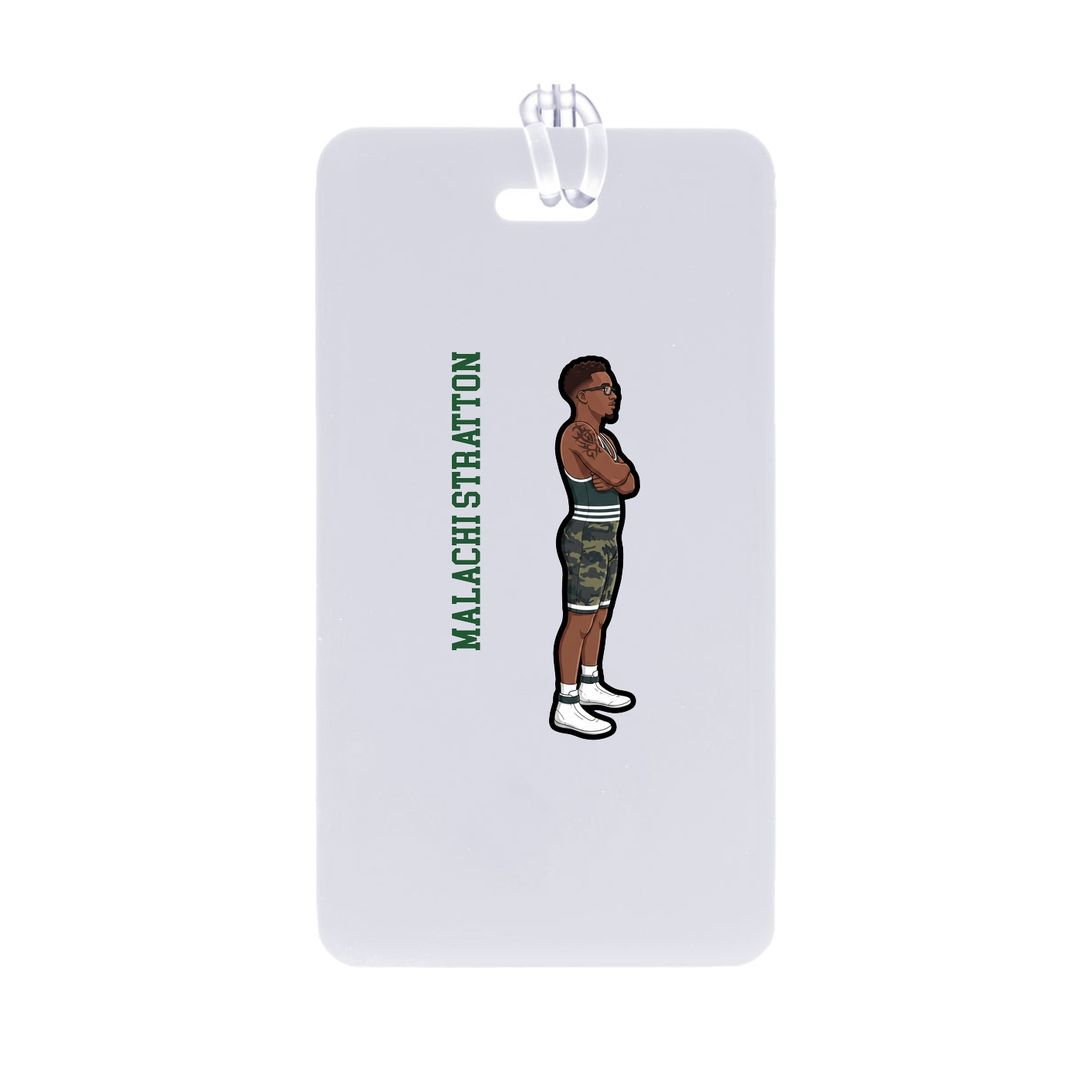 Bag Tag — Name Vertical in Classic