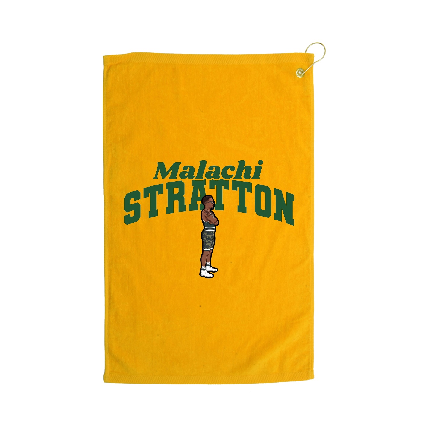 Golf Towel — Signature Arch in Gold