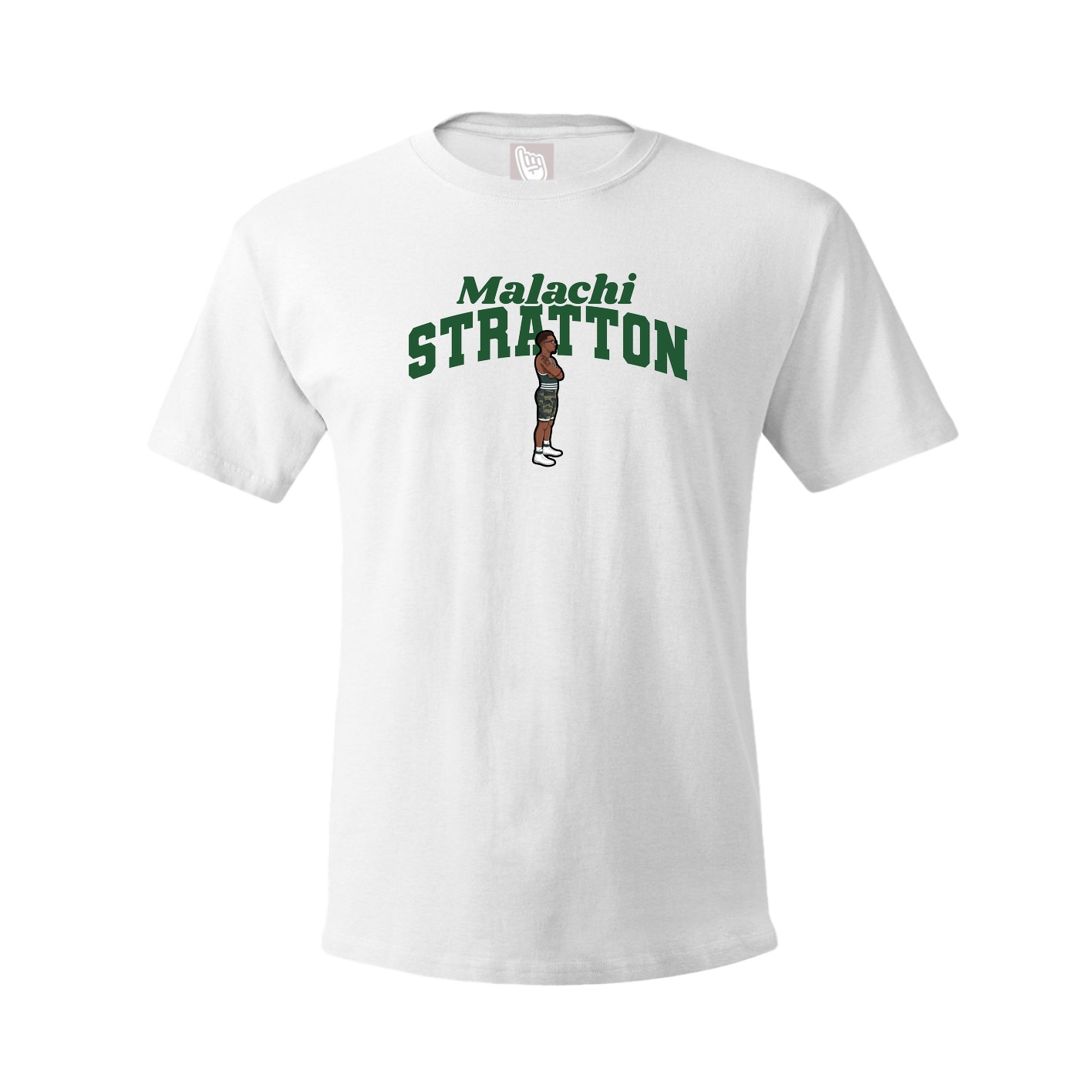 Youth Tee — Signature Arch in White