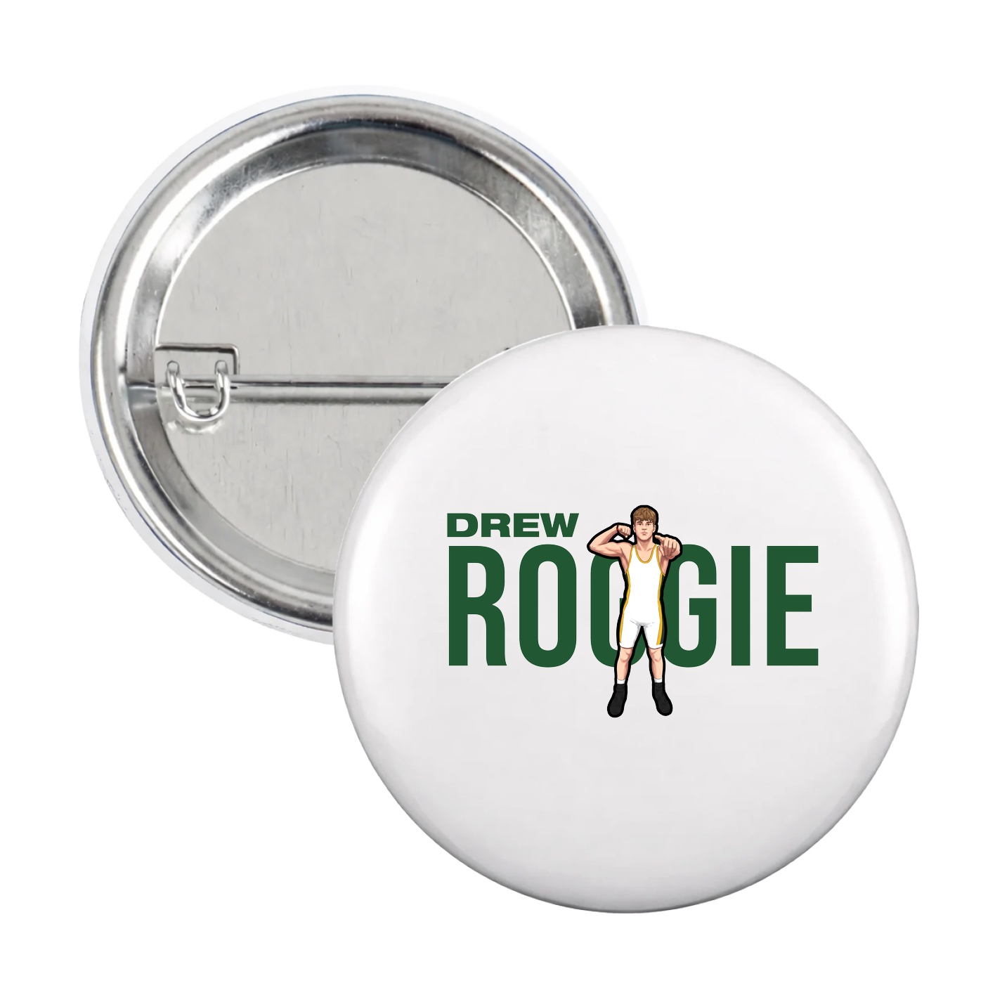Game Day Button — Player Name in White