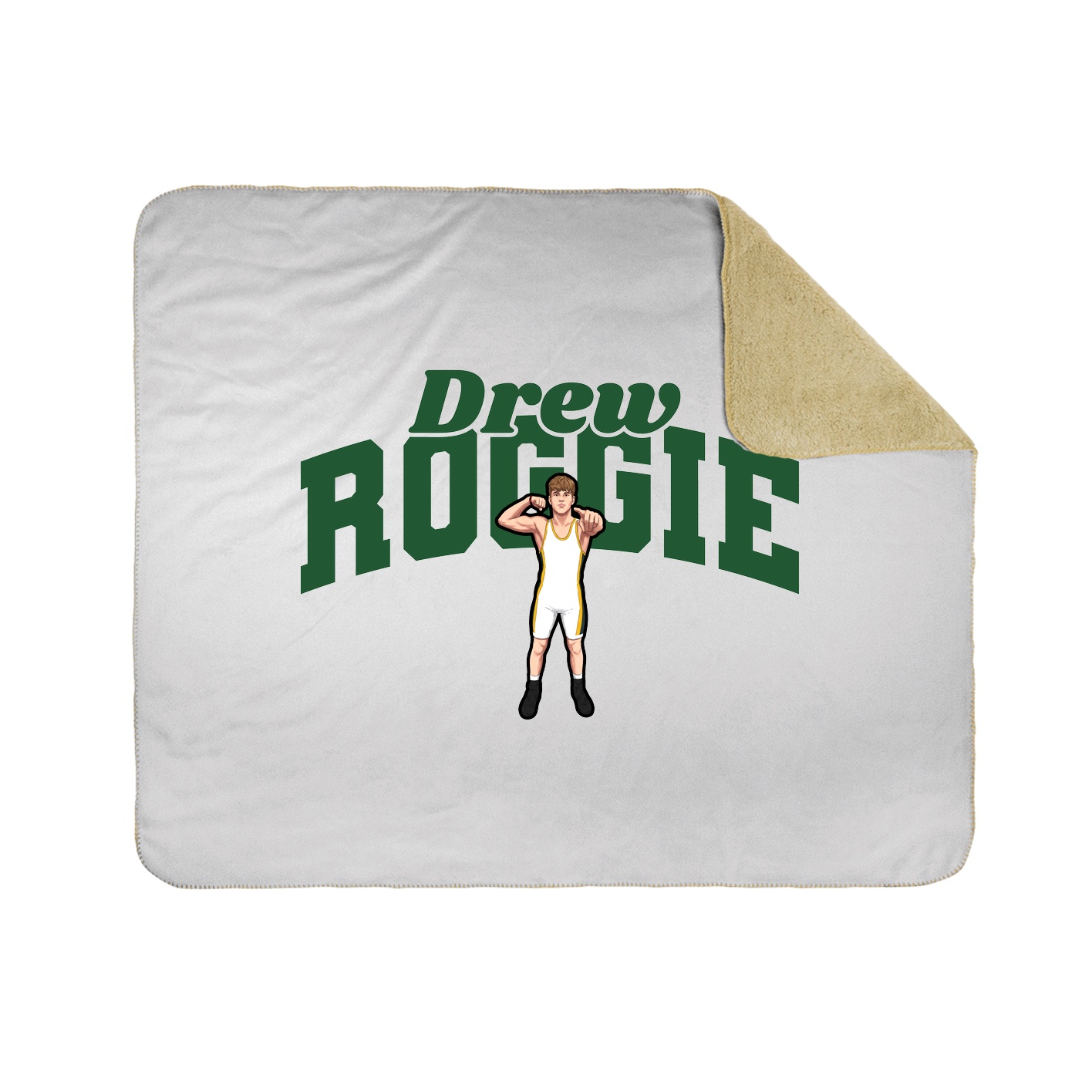 Throw Blanket — Signature Arch in White