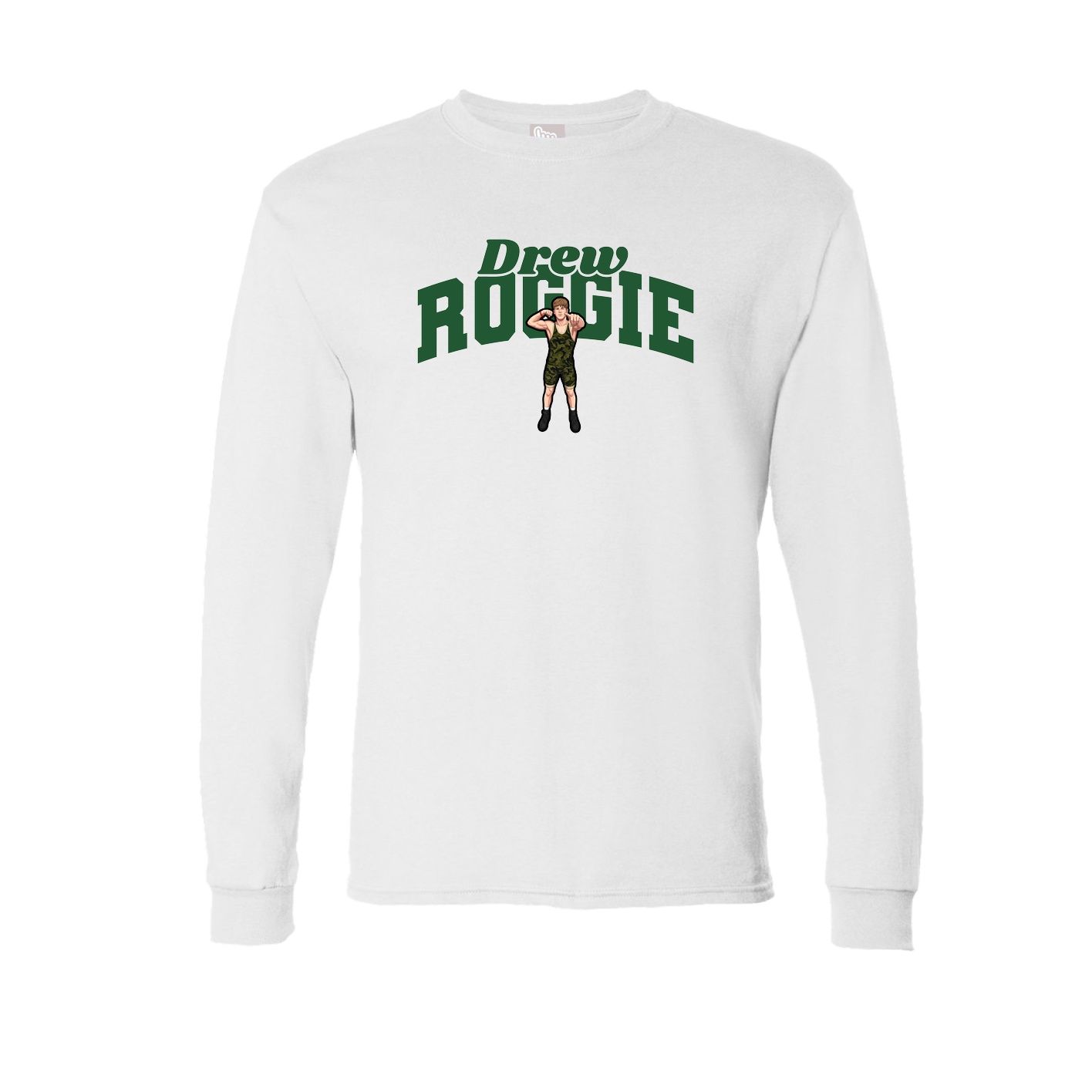 Long Sleeve Tee — Signature Arch in White