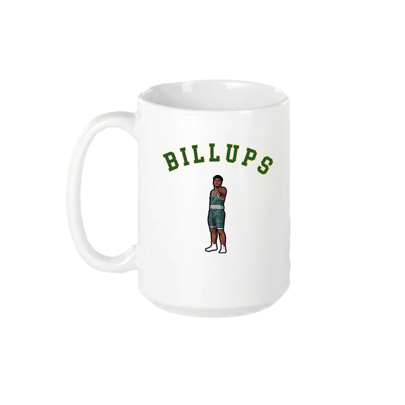15oz Coffee Mug — Shirsey Arch in White