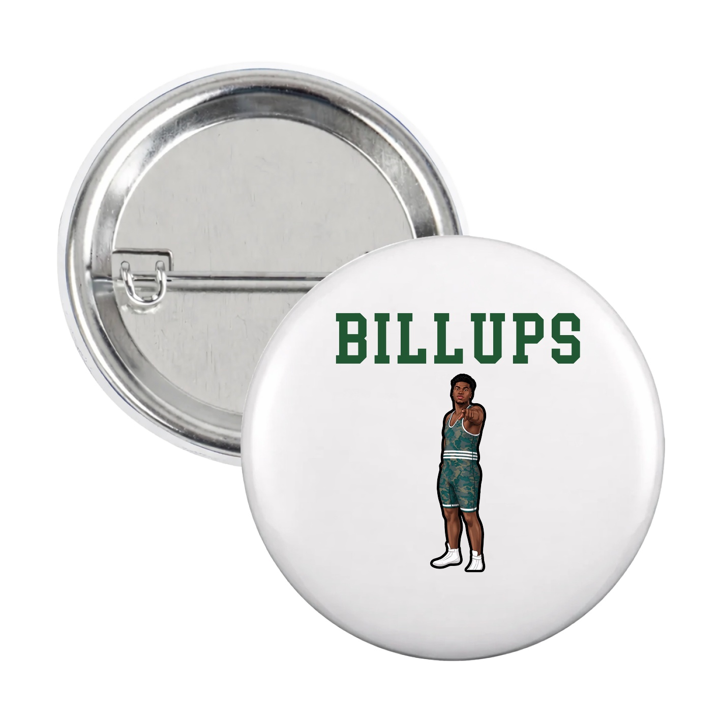 Game Day Button — Shirsey in White