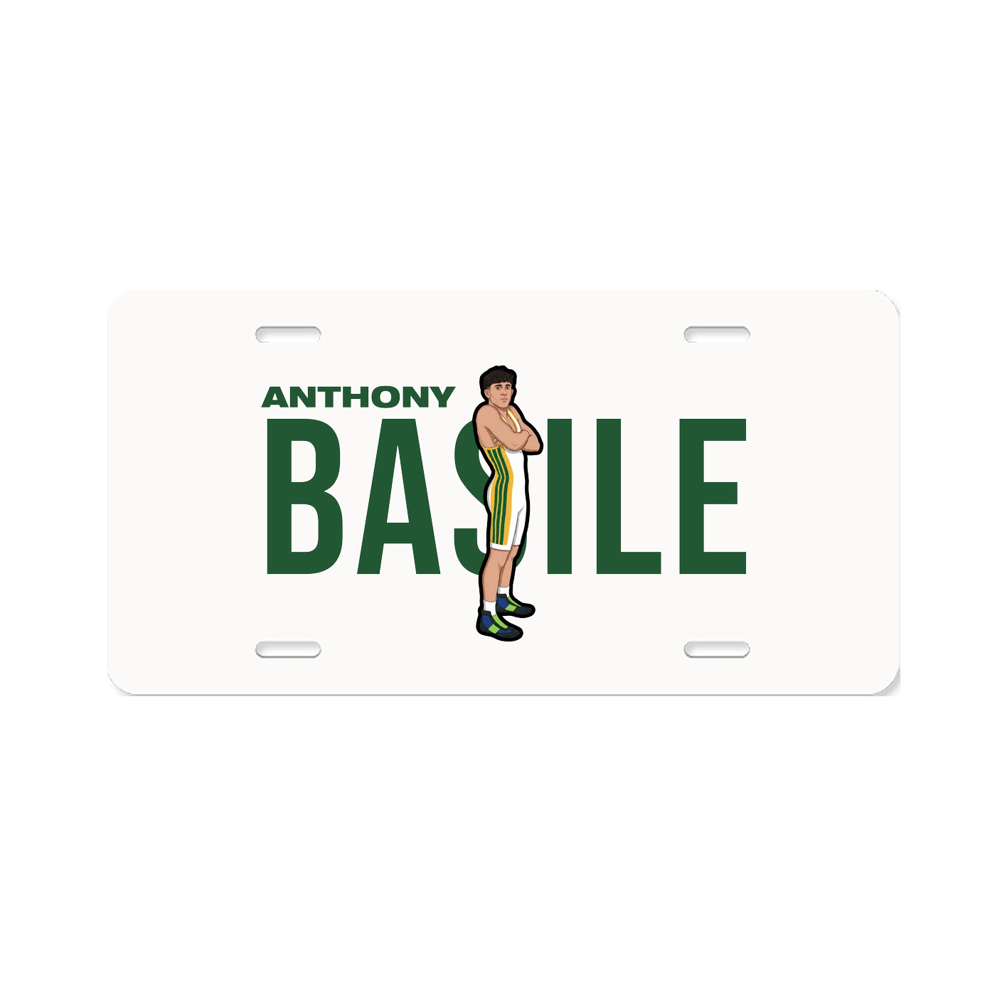 License Plate — Player Name in Classic