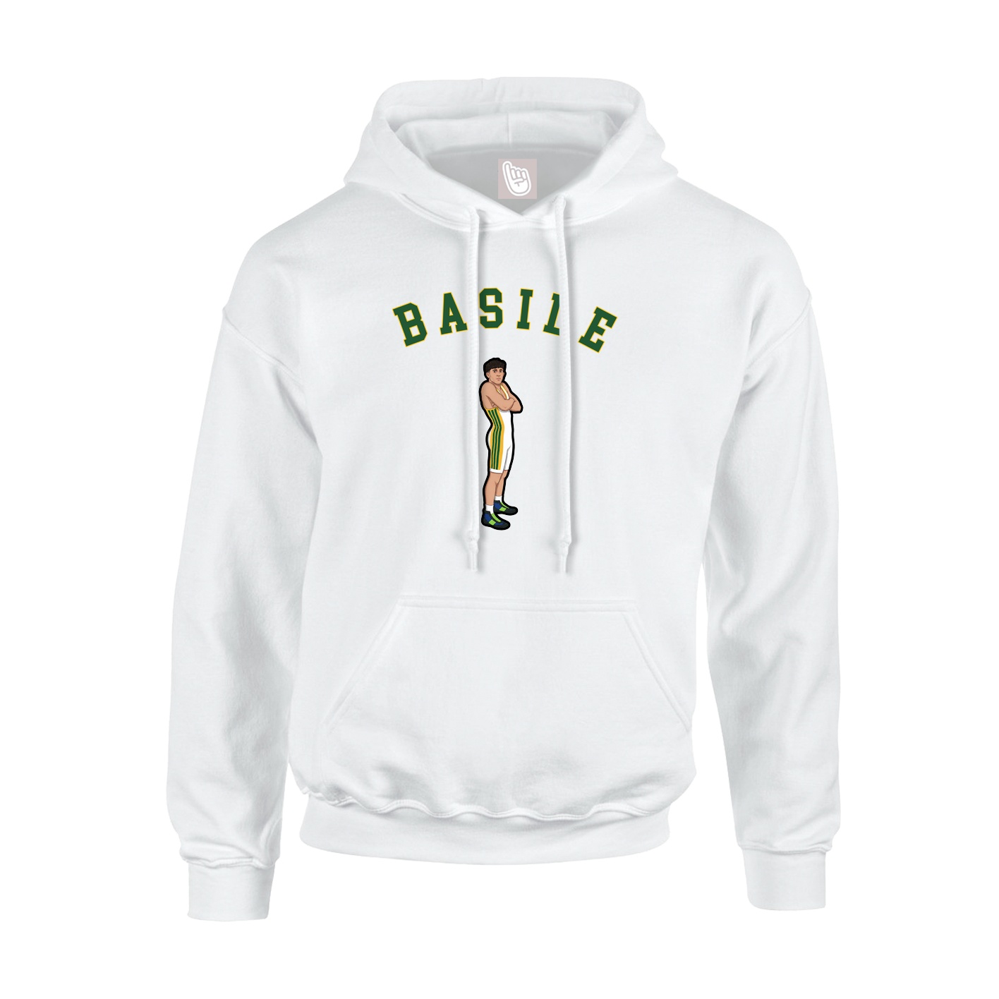 Hoodie — Shirsey Arch in White
