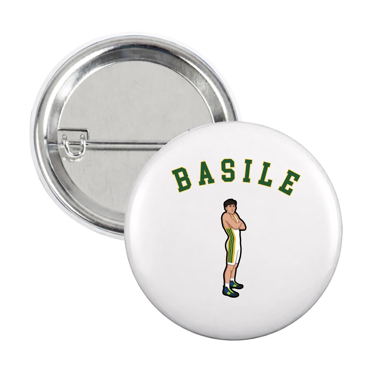 Game Day Button — Shirsey Arch in White
