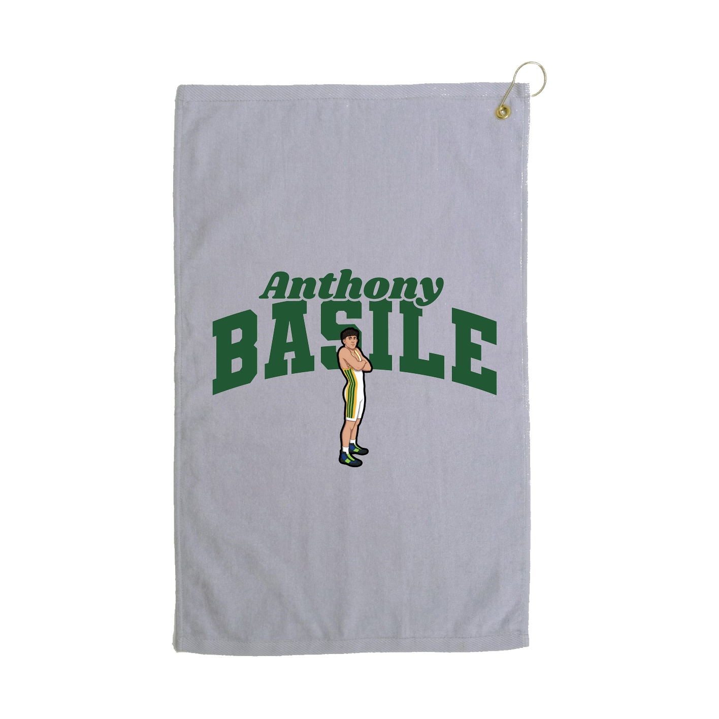 Golf Towel — Signature Arch in Grey