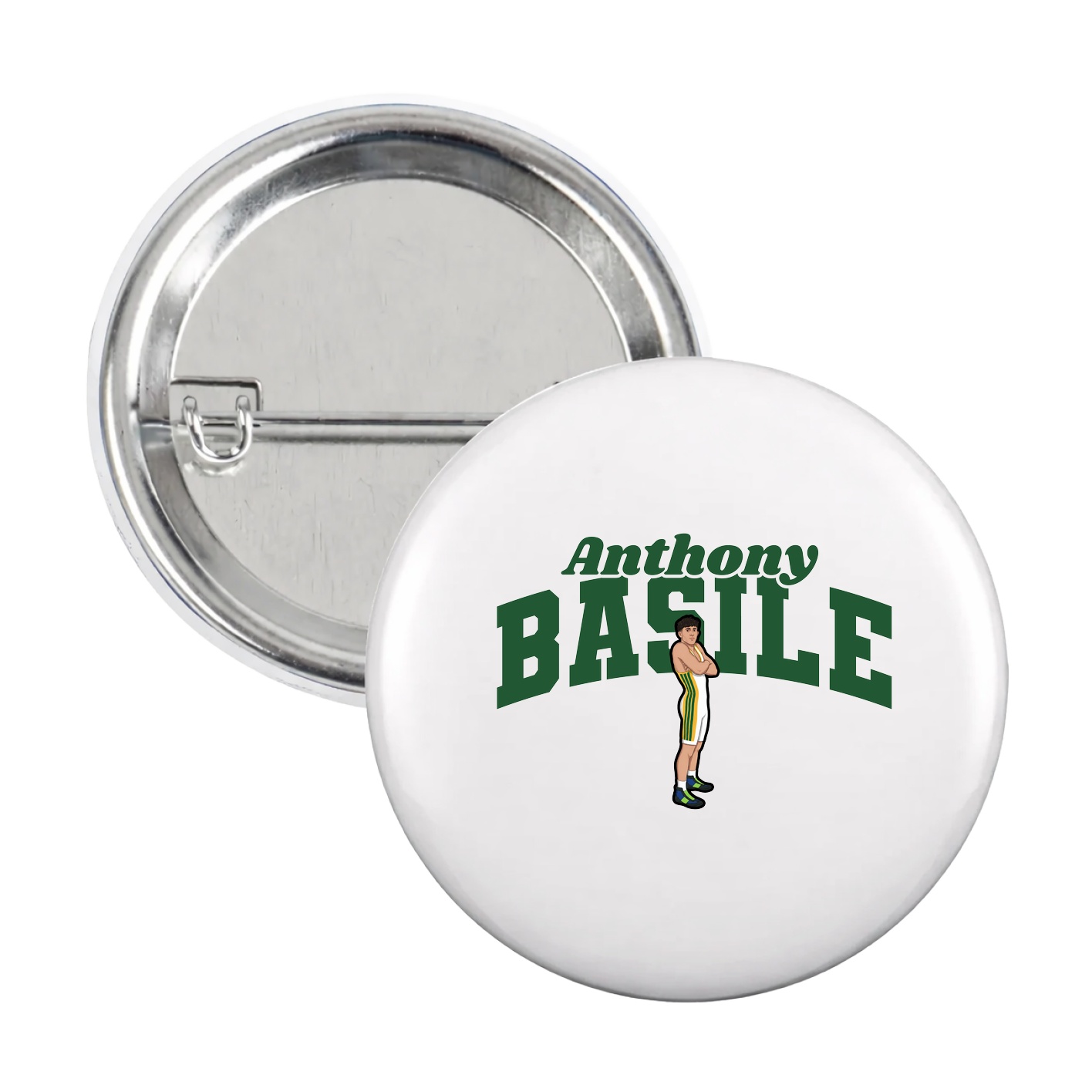 Game Day Button — Signature Arch in White