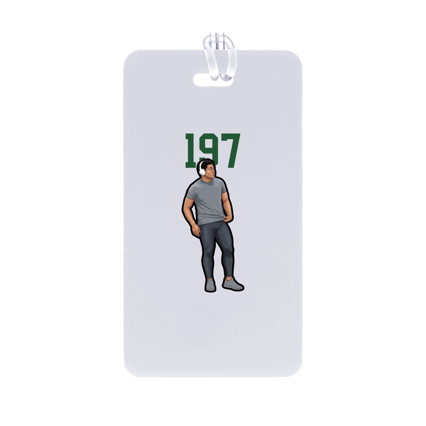 Bag Tag — Number Top in Classic