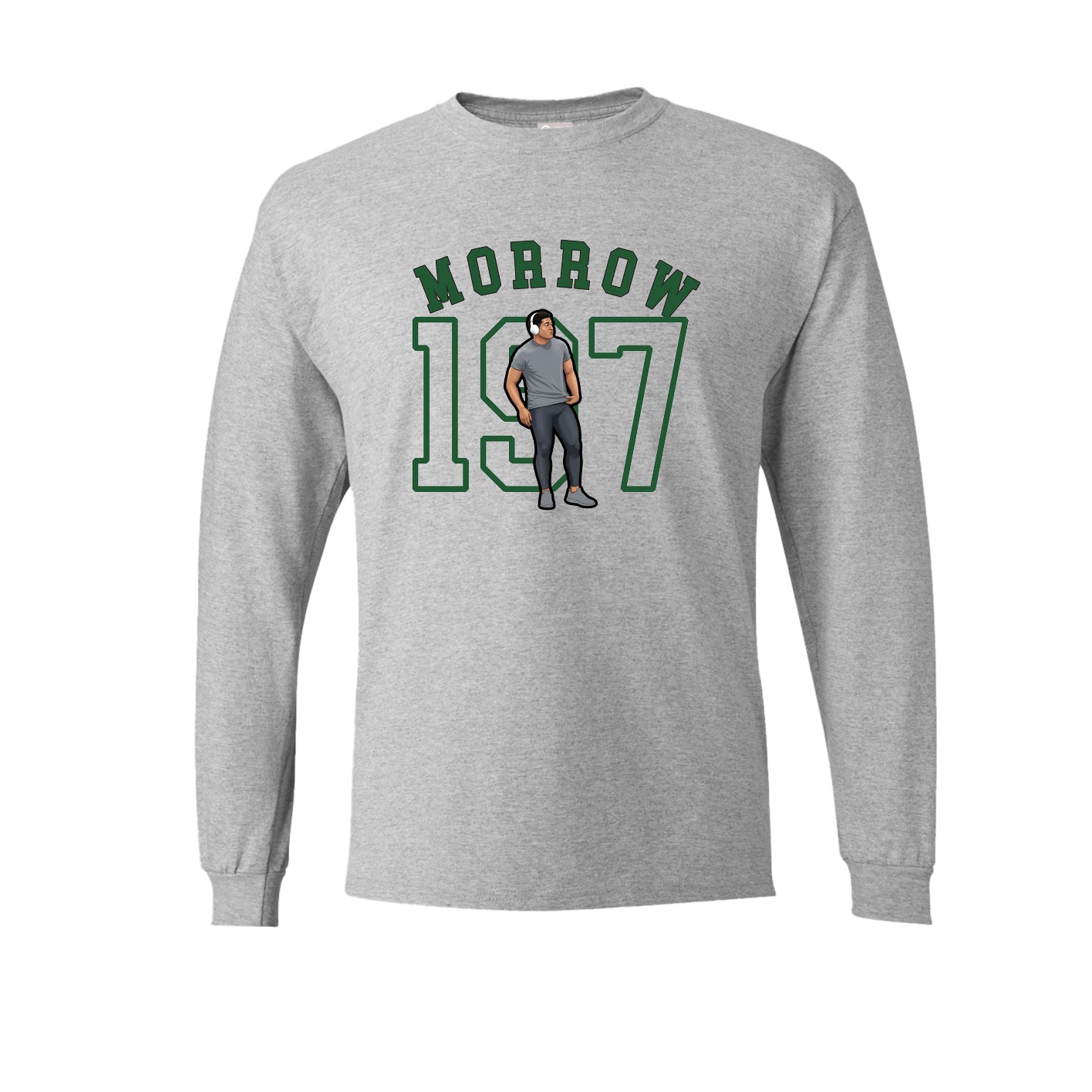Long Sleeve Tee — Shirsey Arch in Grey