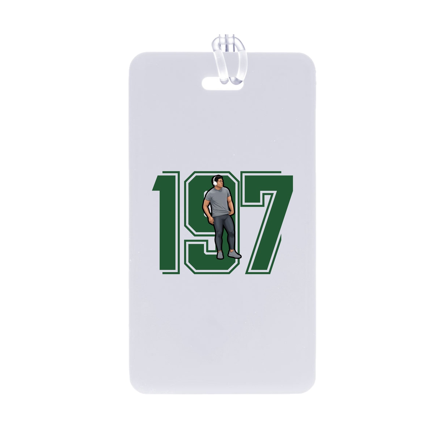 Bag Tag — Number in Classic