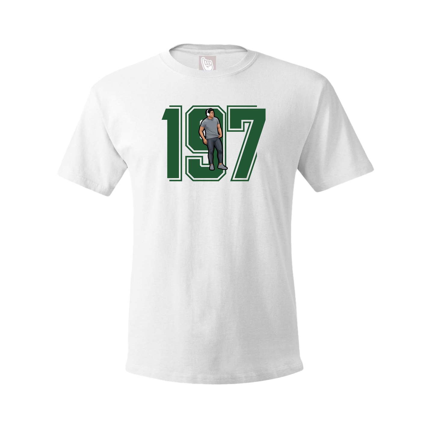 Tee — Number in White