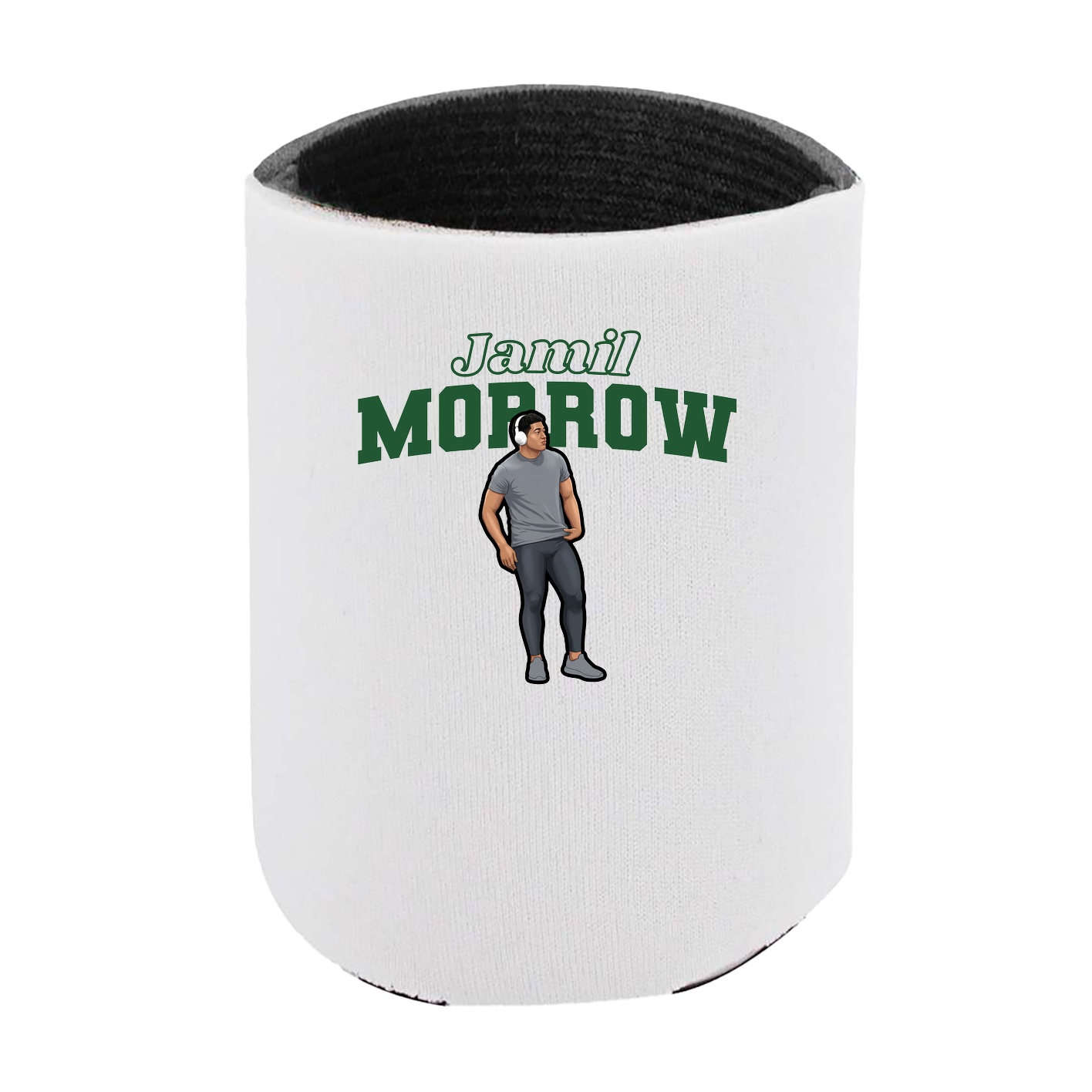 Can Holder — Name Arch in White