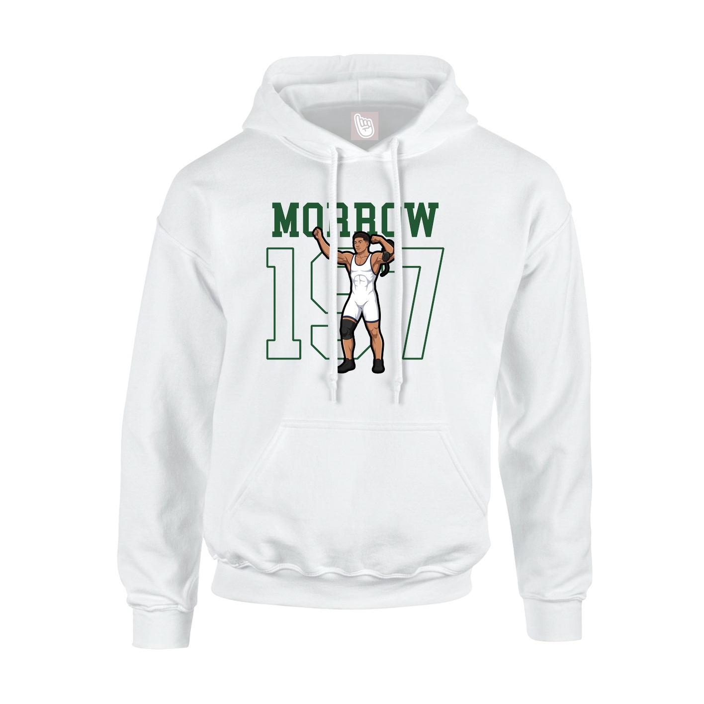 Hoodie — Shirsey in White