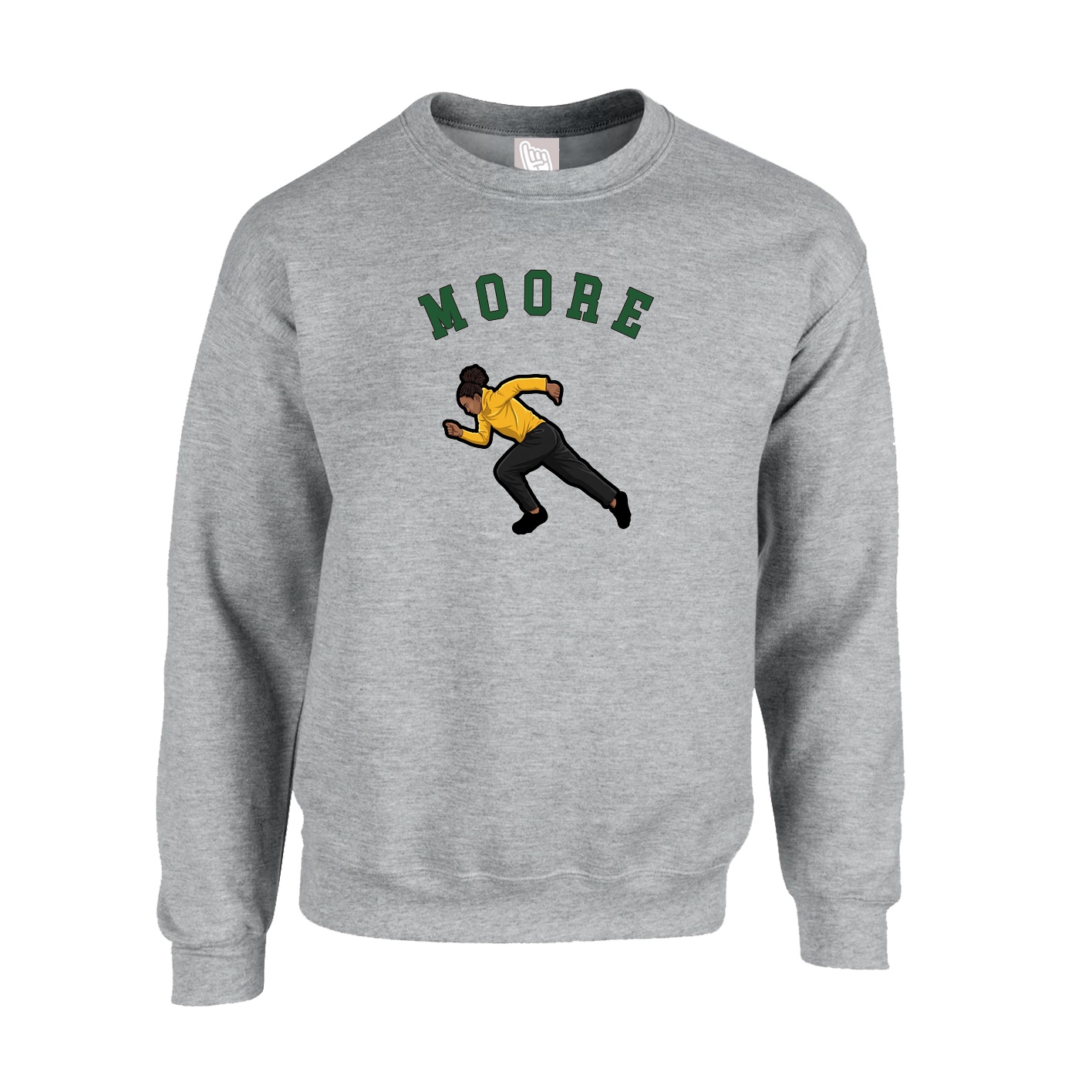 Fleece Crew — Shirsey Arch in Grey